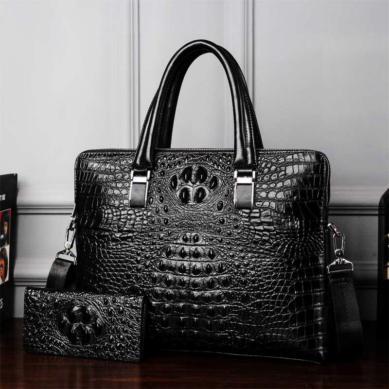 Sac de luxe motif Alligator, Sac à main/ sac ordinateur, Sac affaires