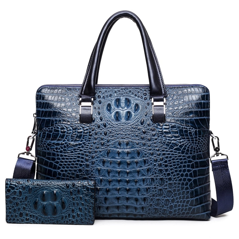 Sac de luxe motif Alligator, Sac à main/ sac ordinateur, Sac affaires