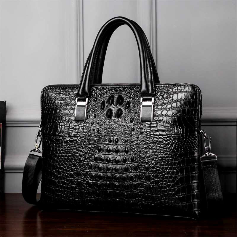 Sac de luxe motif Alligator, Sac à main/ sac ordinateur, Sac affaires