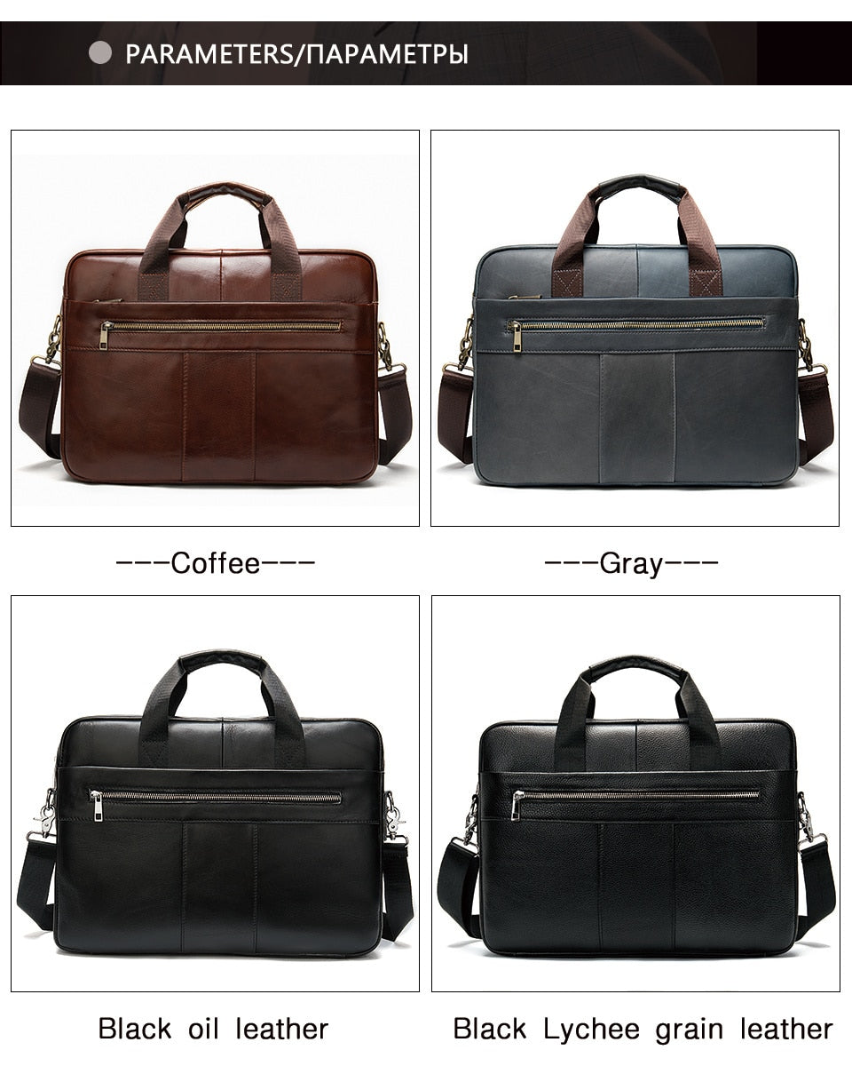 Sac  en cuir homme/ affaires, ordinateurs, porte documents